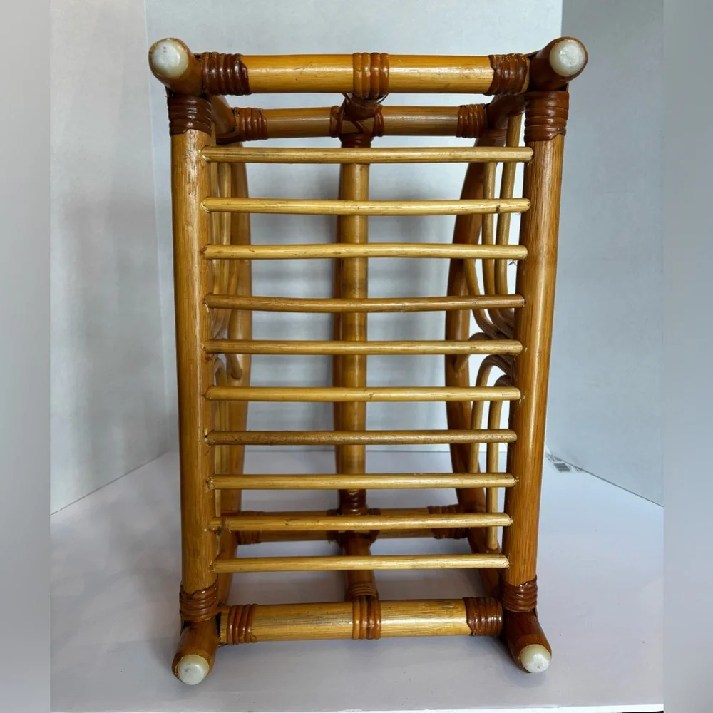 MCM Rattan Magazine/Book Rack - Picture 7 of 7